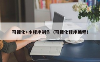 沛县可视化+小程序制作（可视化程序编程）